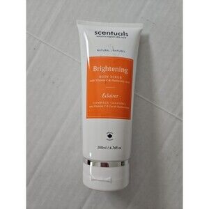 SCENTUALS Brightening Body Scrub Vitamin C Hyaluronic Acid 6.7oz Skincare